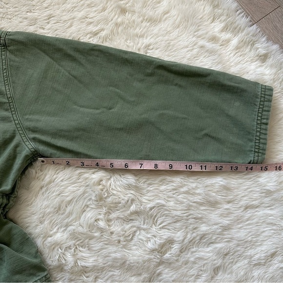 Madewell Claremont Drawstring Jacket Button Up Military Workwear Palm Tree XL - Picture 13 of 15